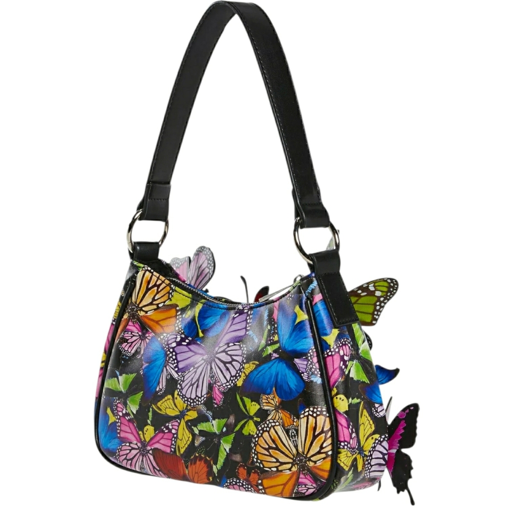 Kaleidoscope Vision Butterfly Shoulder Bag - NWT! - Picture 4 of 4